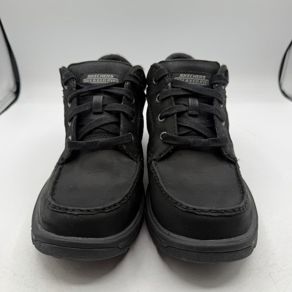 Skechers Segment Me Chukka Boots Mens 8.5 Black Moc Toe Shoes Waterproof main image 8